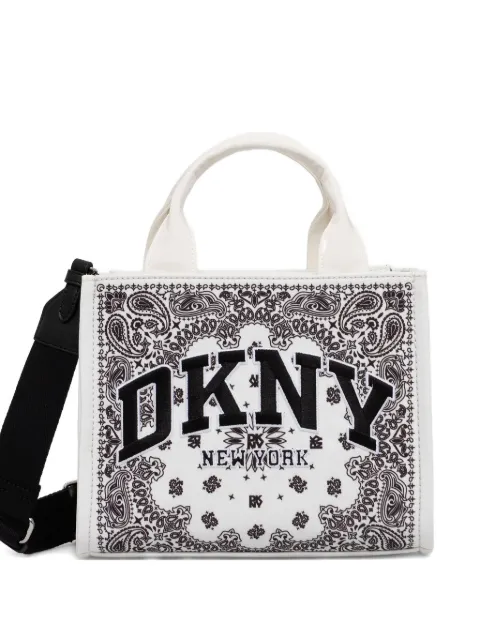 DKNY tote con estampado de cachemira