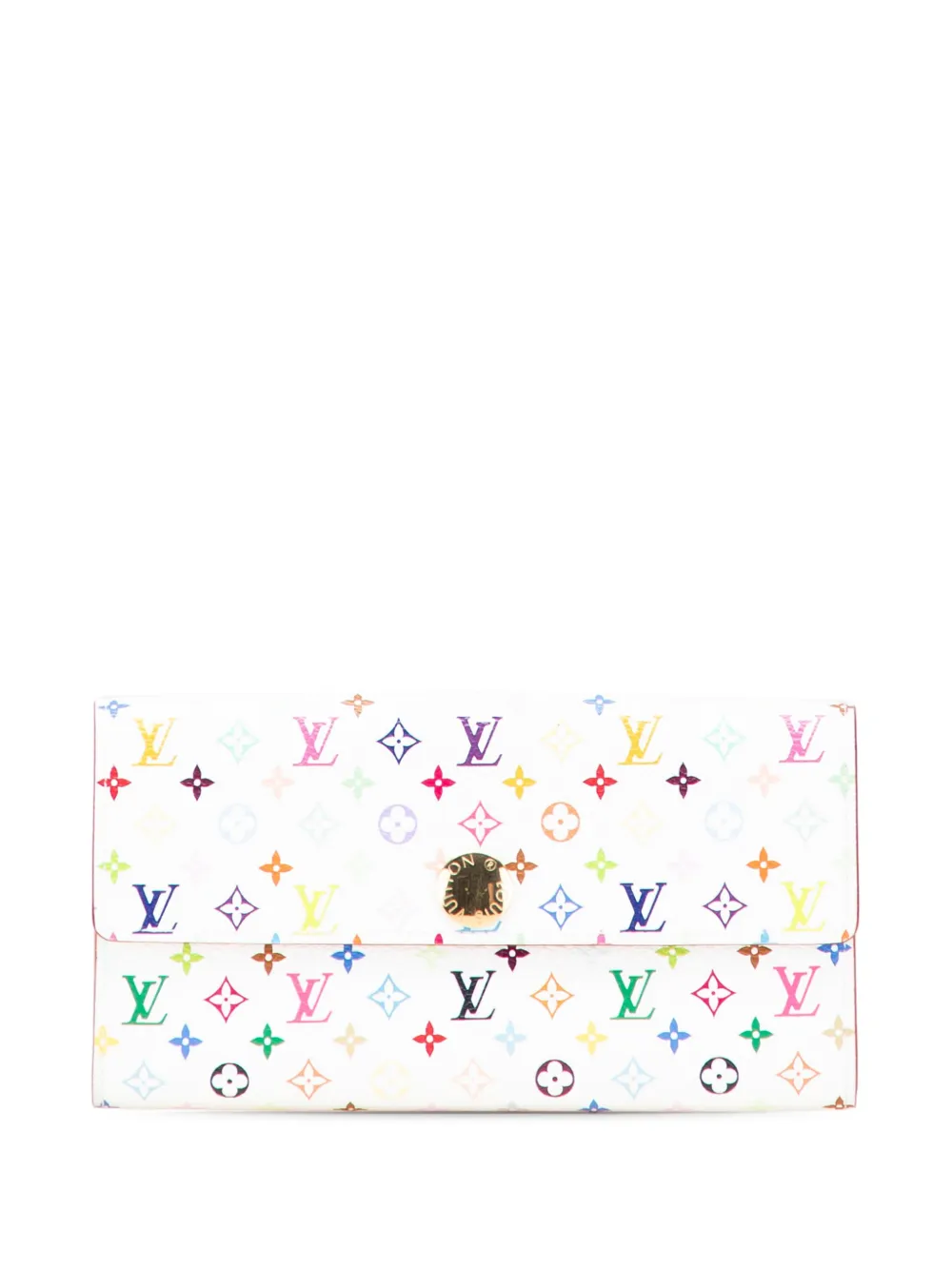 Louis Vuitton Pre-Owned 2007 Monogram Multicolore Sarah Wallet long Louis Vuitton Pre-Owned 2007 Monogram Multicolore Sarah Wallet long