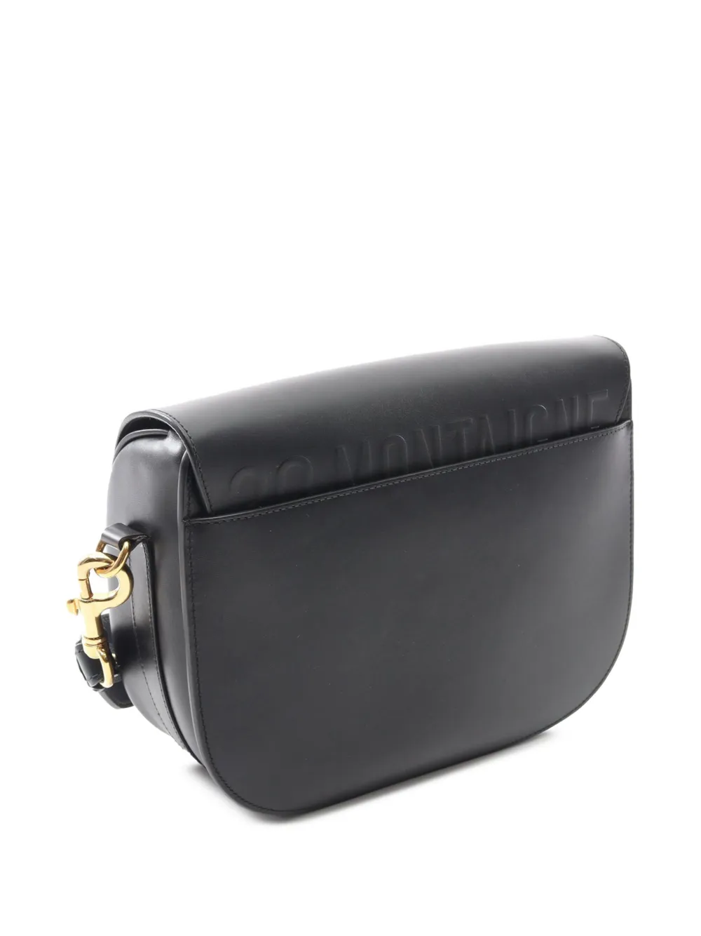 Pre-owned Dior 2020 Large Smooth Calfskin Bobby Crossbody Bag In Black