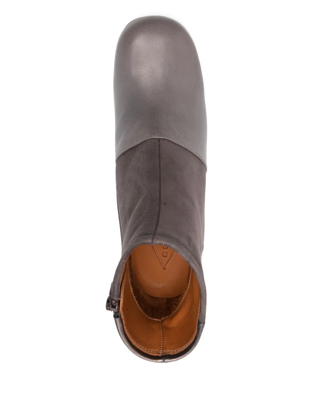 Chie Mihara 70mm leather suede boots Grey