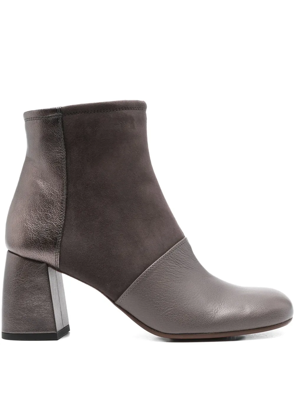 Chie Mihara 70mm leather suede boots Grey