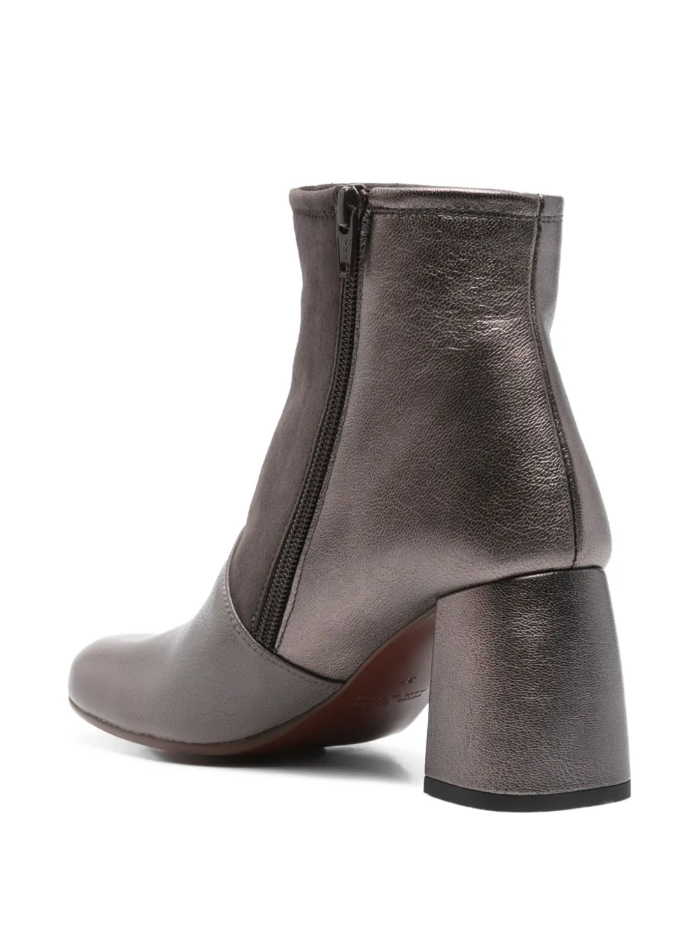 Chie Mihara 70mm leather suede boots Grey