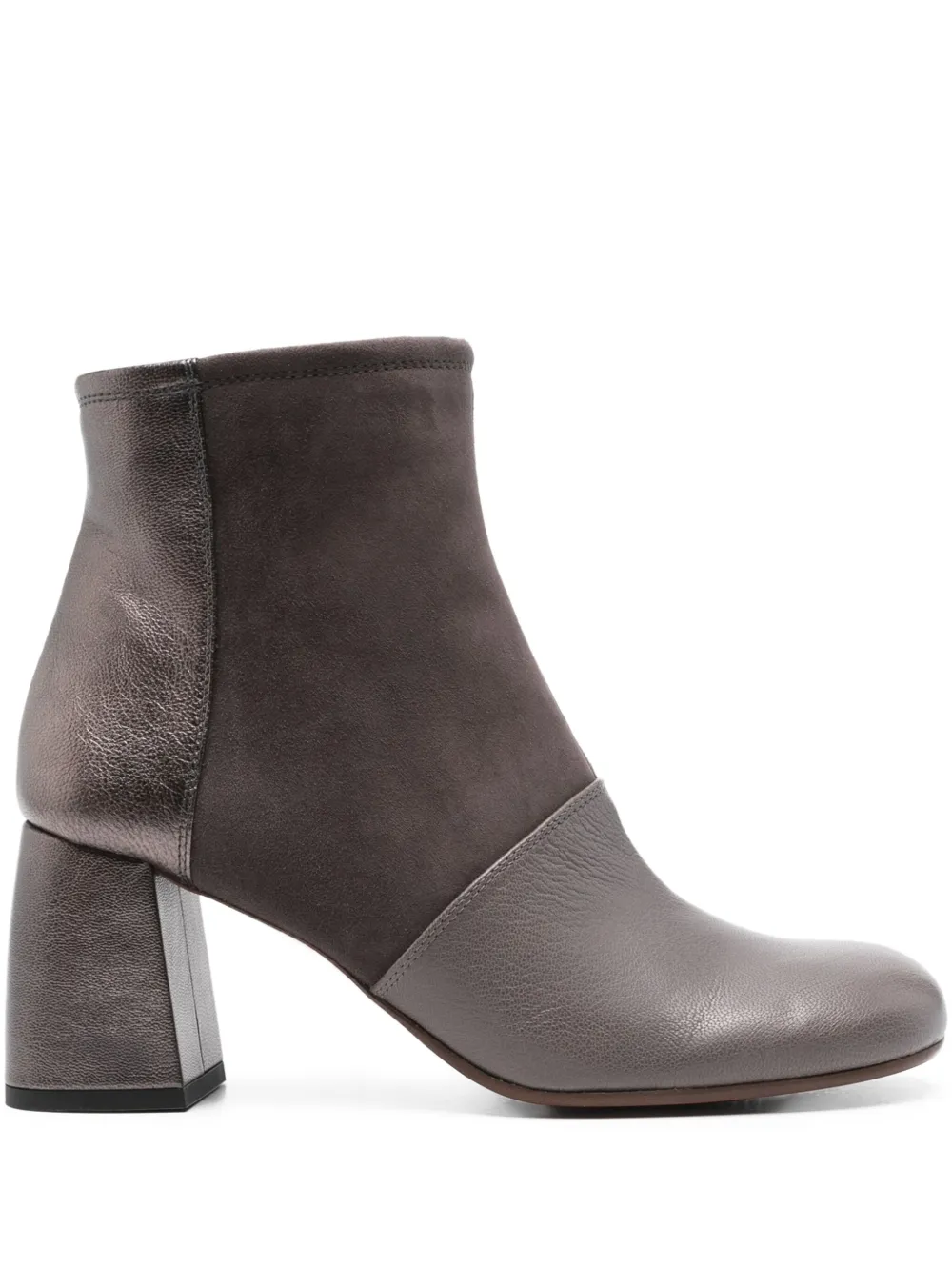 Chie Mihara 70mm leather suede boots Grey
