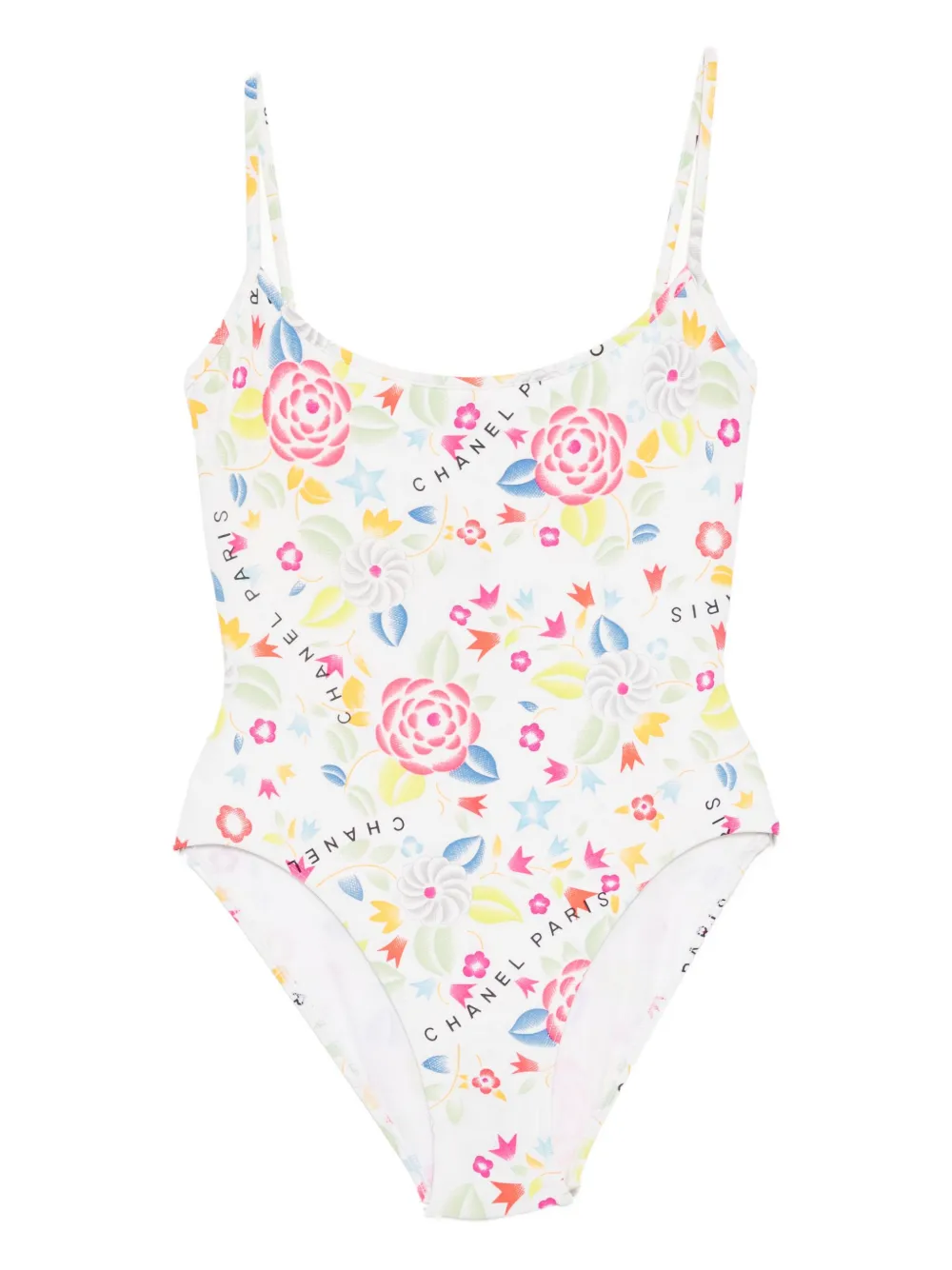 CHANEL Pre-owned 1990-2000s Swimwear Swimsuit In White