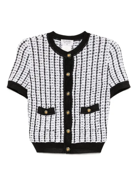 CHANEL Pre-Owned 1997 short-sleeve sweater top