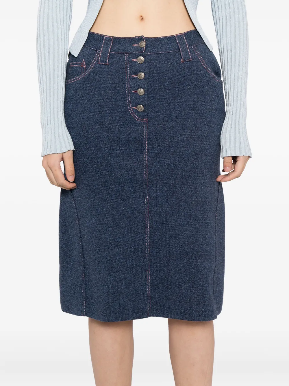 Pre-owned Dior 2003 Skirt In Blue