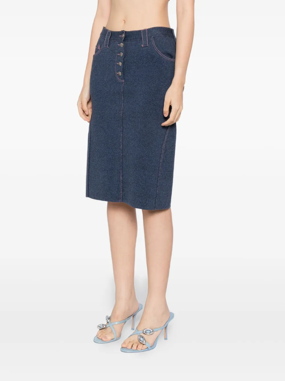 Pre-owned Dior 2003 Skirt In Blue