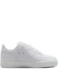 Nike Air Force 1 flower-embellished leather sneakers - White