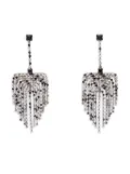 ISABEL MARANT Faye crystal-fringe earrings - Silver