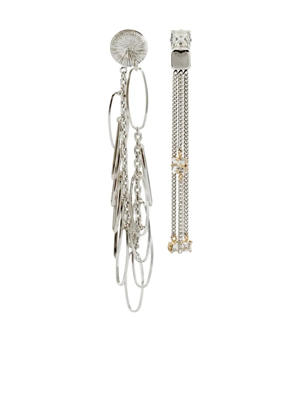 Isabel Marant Jodie Fringed Drop Earrings In Metallic