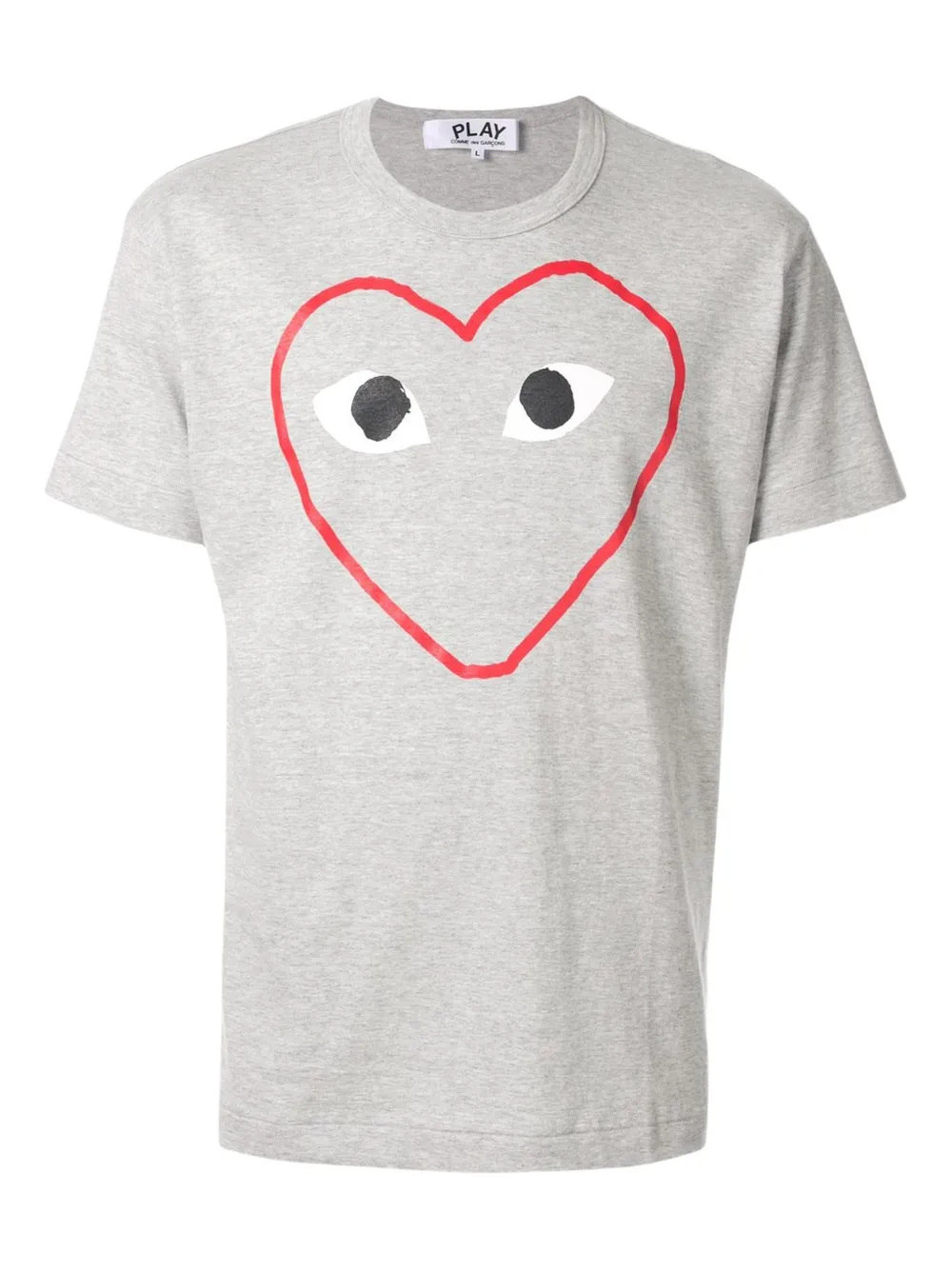 Comme Des Garçons Play heart-print T-shirt - Grigio