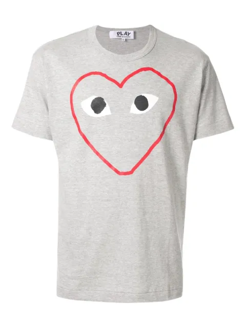 Comme Des Garçons Play T-shirt med PLAY hjertetryk