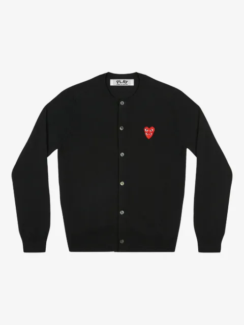 Comme Des Garçons Play heart-embellished cardigan