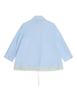 Simone Rocha x  フリルトップス Simone Rochaのホワイト ラッフル フリル Tシャツがセール中
