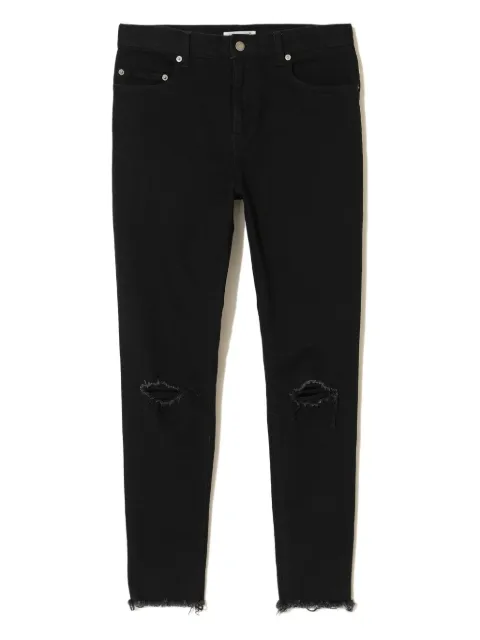 Undercover frayed-detail zip-pockets jeans