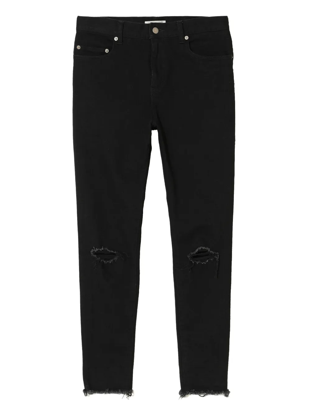 Undercover jean zippé à bords francs | noir | Image 1