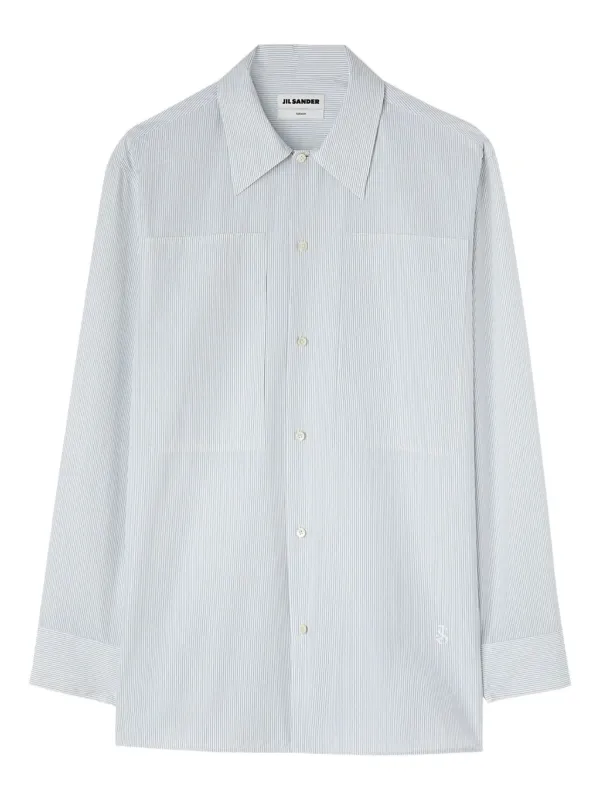 Jil Sander ストライプ シャツ | ホワイト | FARFETCH JP