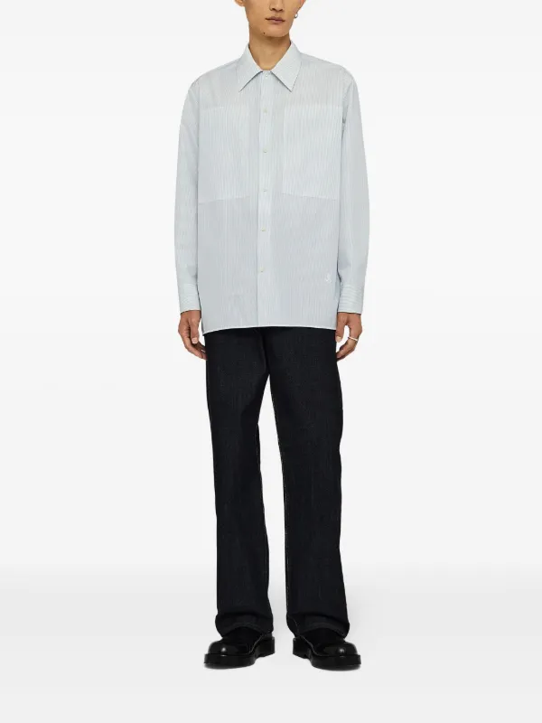 Jil Sander ストライプ シャツ | ホワイト | FARFETCH JP