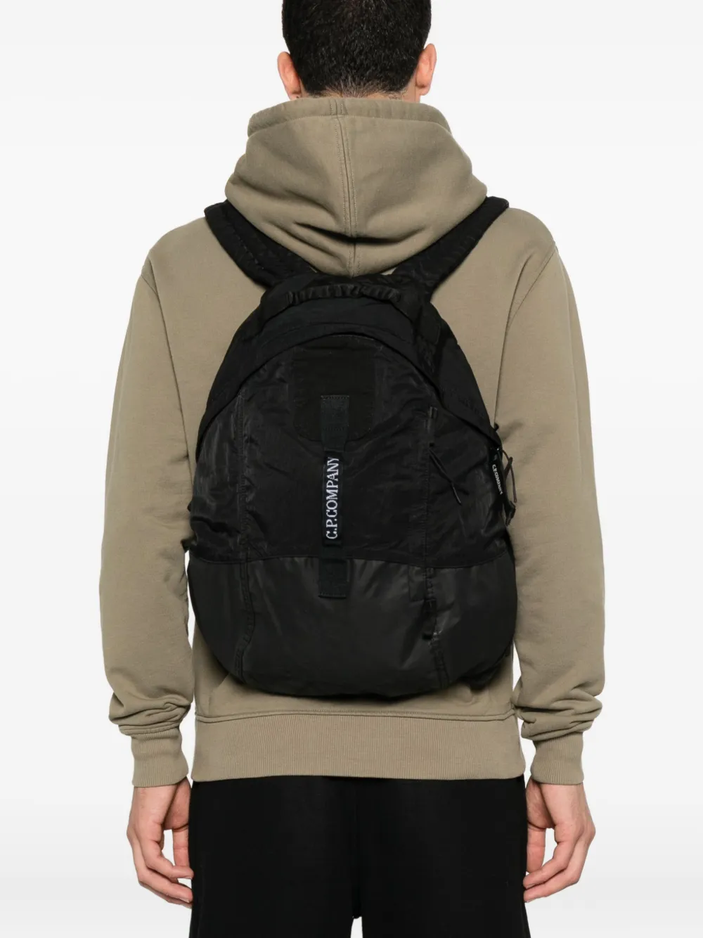 C.P. Company Nylon B rugzak Zwart