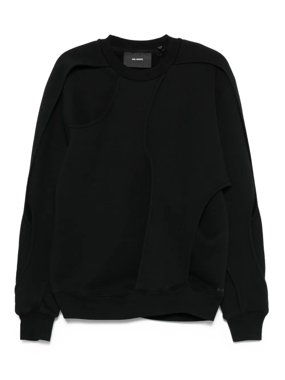 Axel Arigato Linear sweater met uitgesneden details Zwart