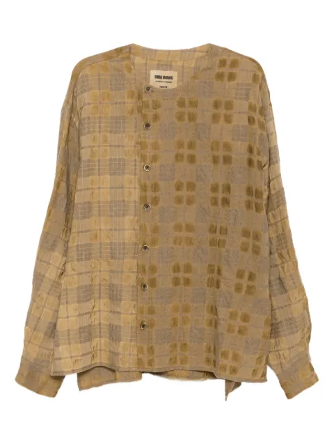 Uma Wang checked top