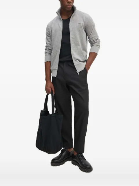 Gant Shield high-neck zip-up sweater