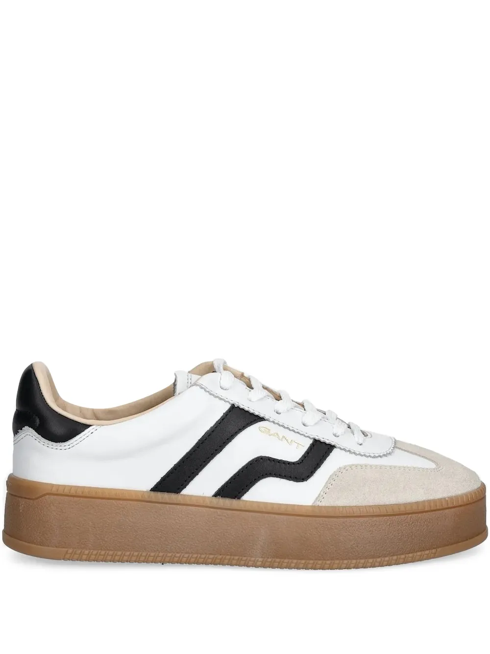 Gant leather stripe sneakers White