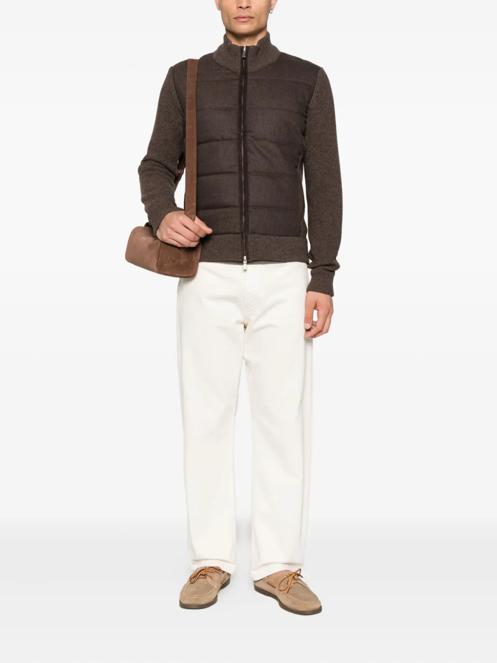 Gran Sasso quilted knitted jacket | Down Jackets | Image 2