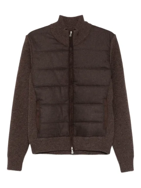 Gran Sasso quilted knitted jacket