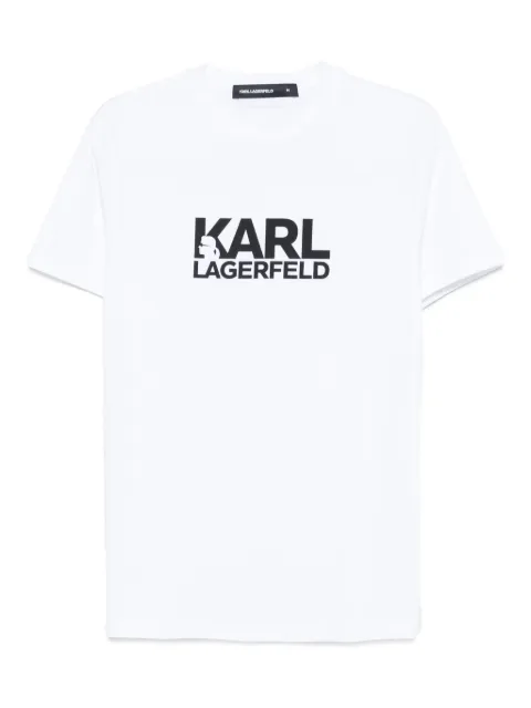 Karl Lagerfeld playera con logo estampado