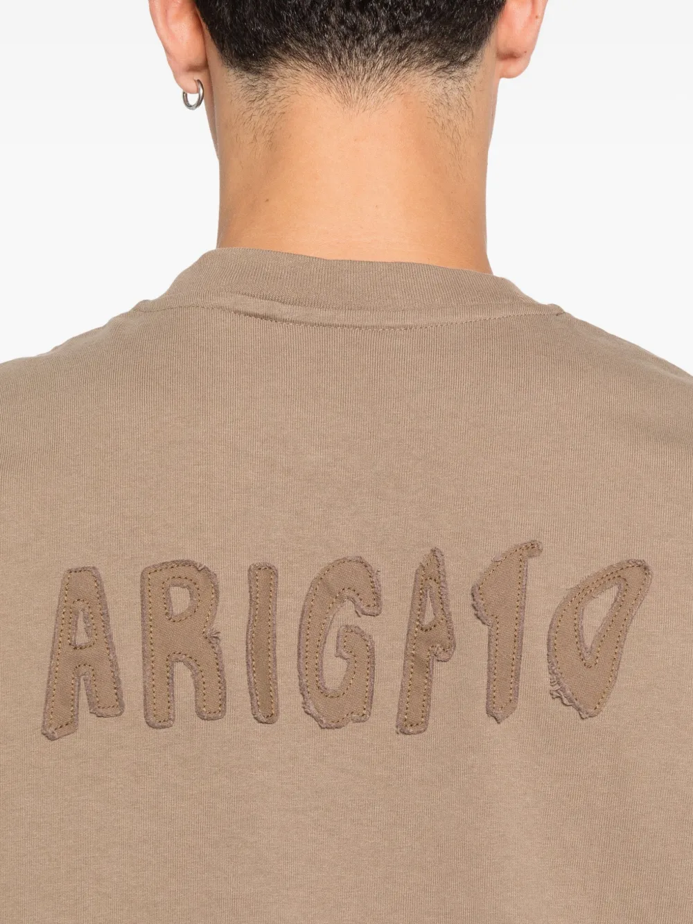 Axel Arigato Memo T-shirt met korte mouwen Bruin