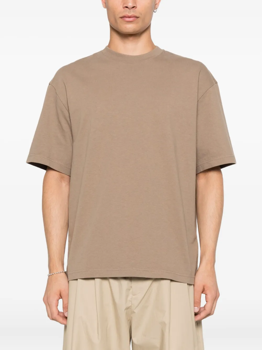 Axel Arigato Memo T-shirt met korte mouwen Bruin