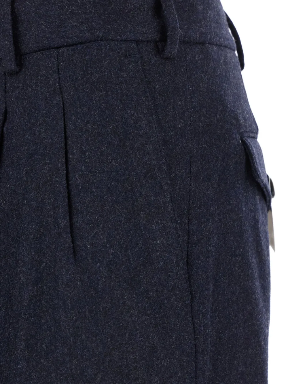 PT Torino Broek met geplooide cuffs Blauw