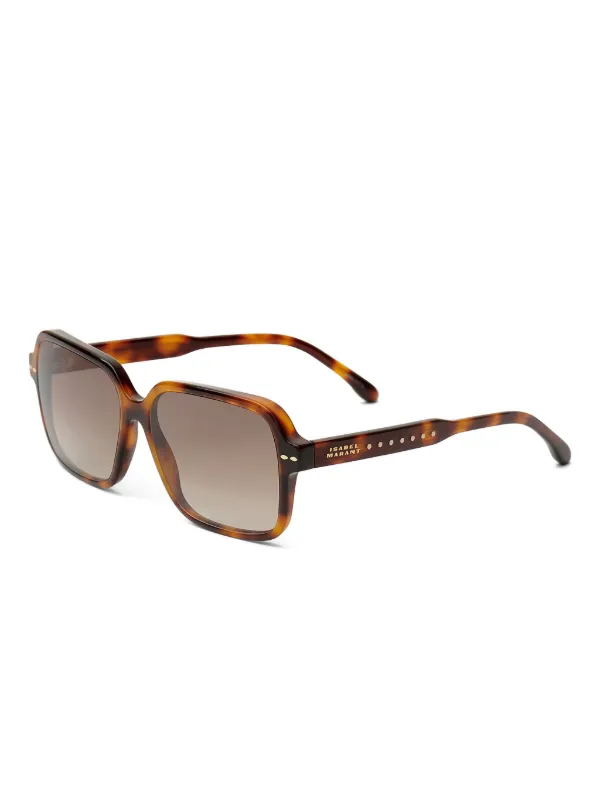 Isabel Marant Eyewear Loelia Sunglasses | Brown | FARFETCH GE display picture 1