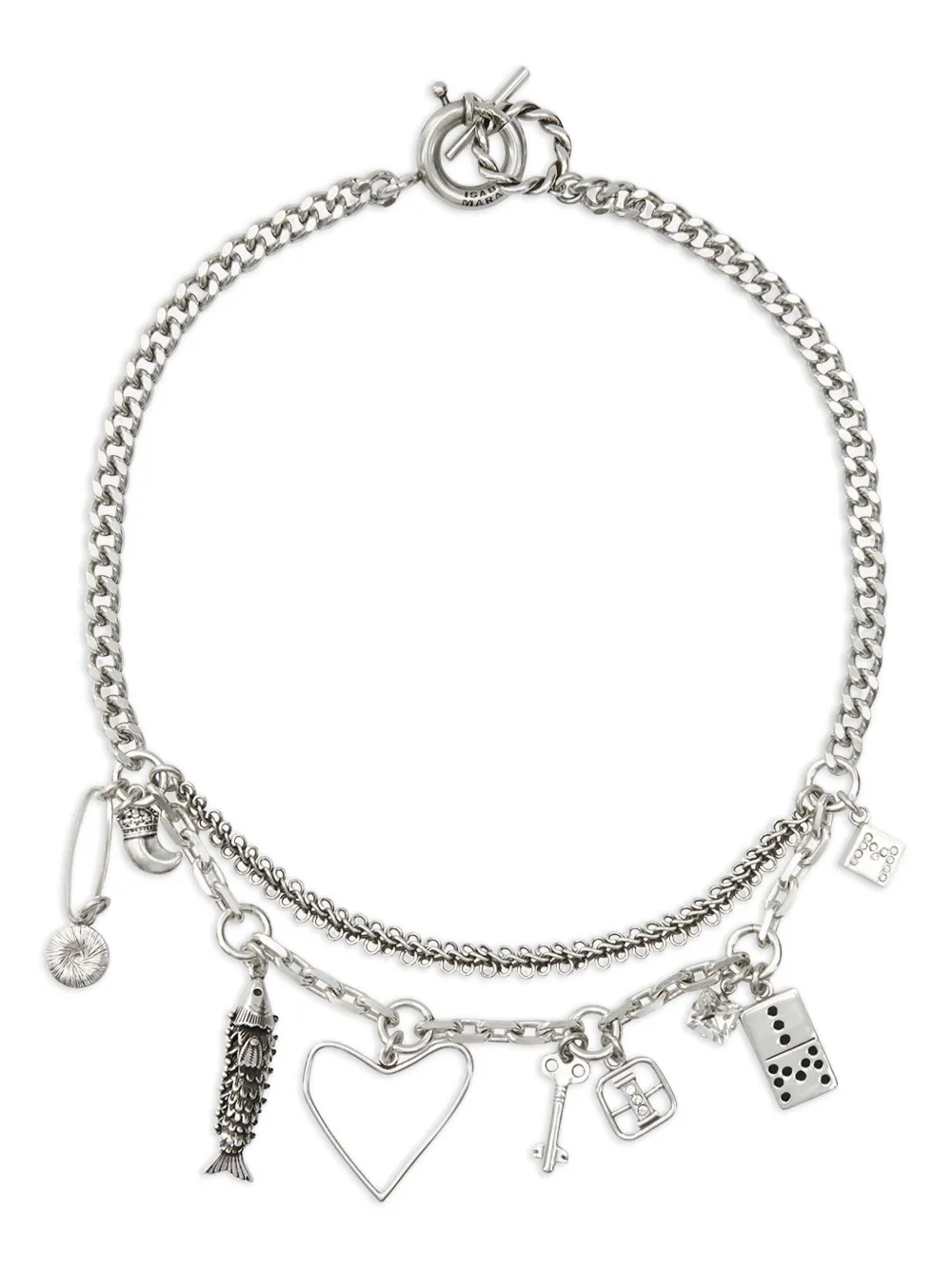ISABEL MARANT Abby ネックレス - シルバートーン ISABEL MARANT Abby ネックレス - シルバートーン