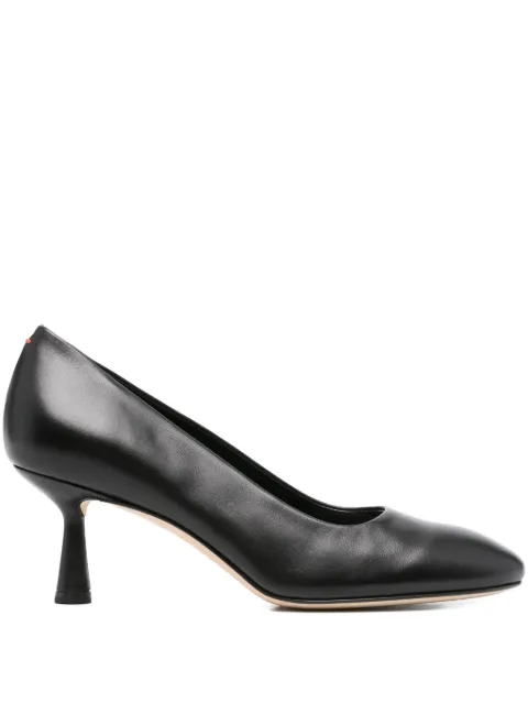 Aeyde 65mm Giotta round-toe calf leather pumps