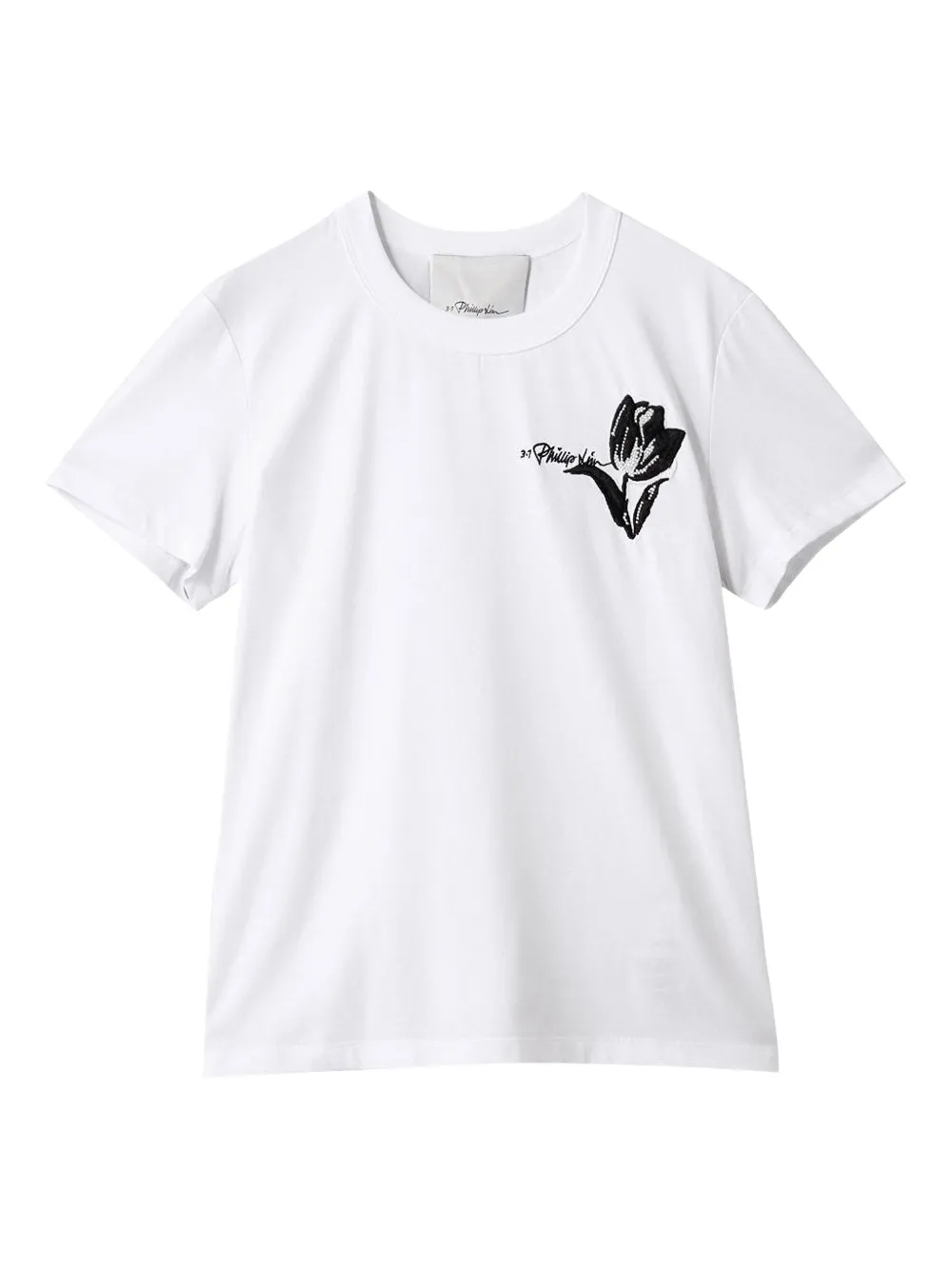 3.1 Phillip Lim エンブロイダリー Tシャツ - ホワイト 3.1 Phillip Lim エンブロイダリー Tシャツ - ホワイト