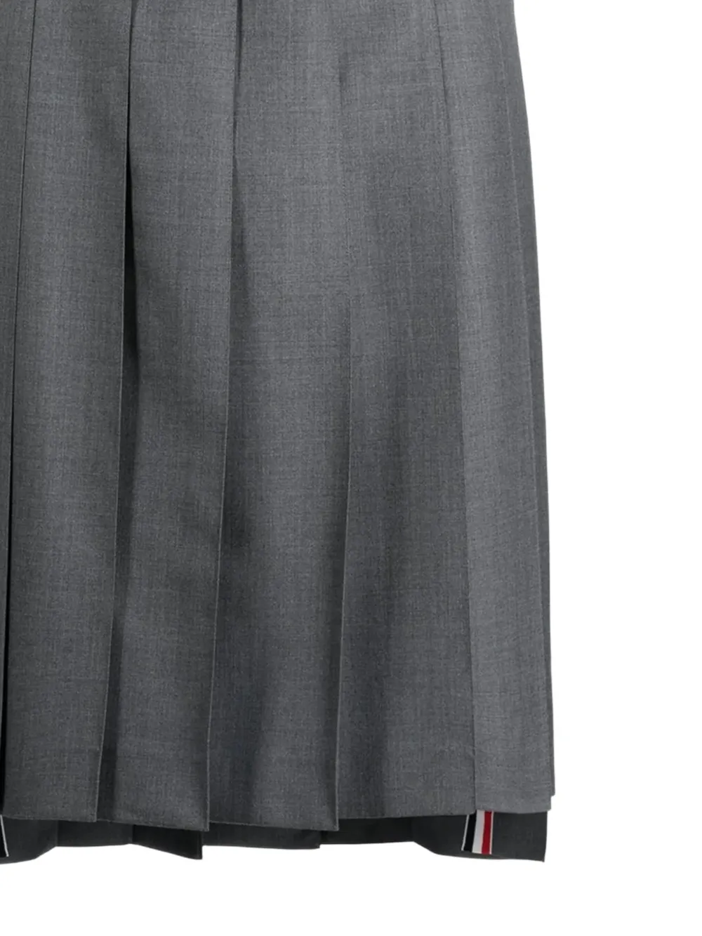 Thom Browne pleated skirt - Grijs