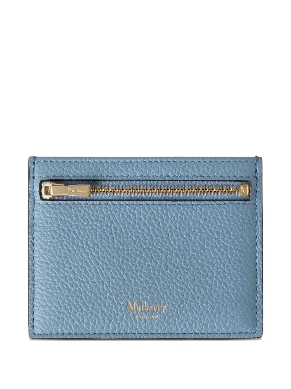 Mulberry Zip-pocket Cardholder In Blue
