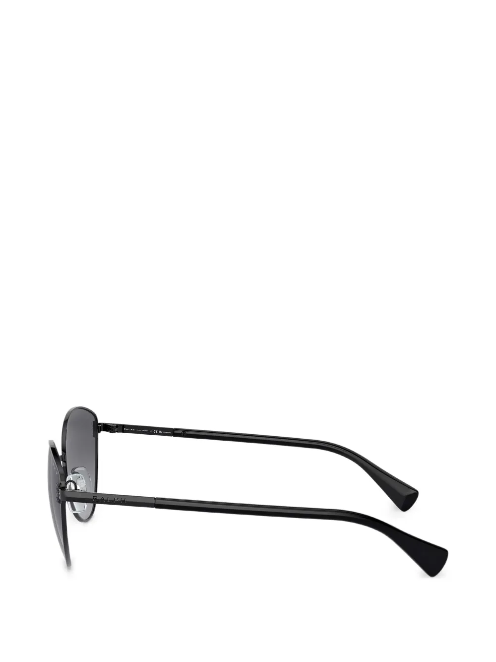 POLO RALPH LAUREN EYEWEAR Zonnebril met rond montuur Zwart