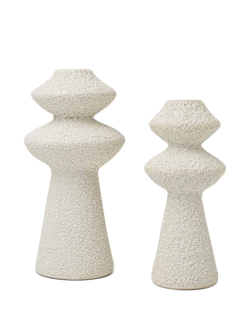 Marloe Marloe Jagger textured candle holders (set of two) | Candle Holders | Image 2