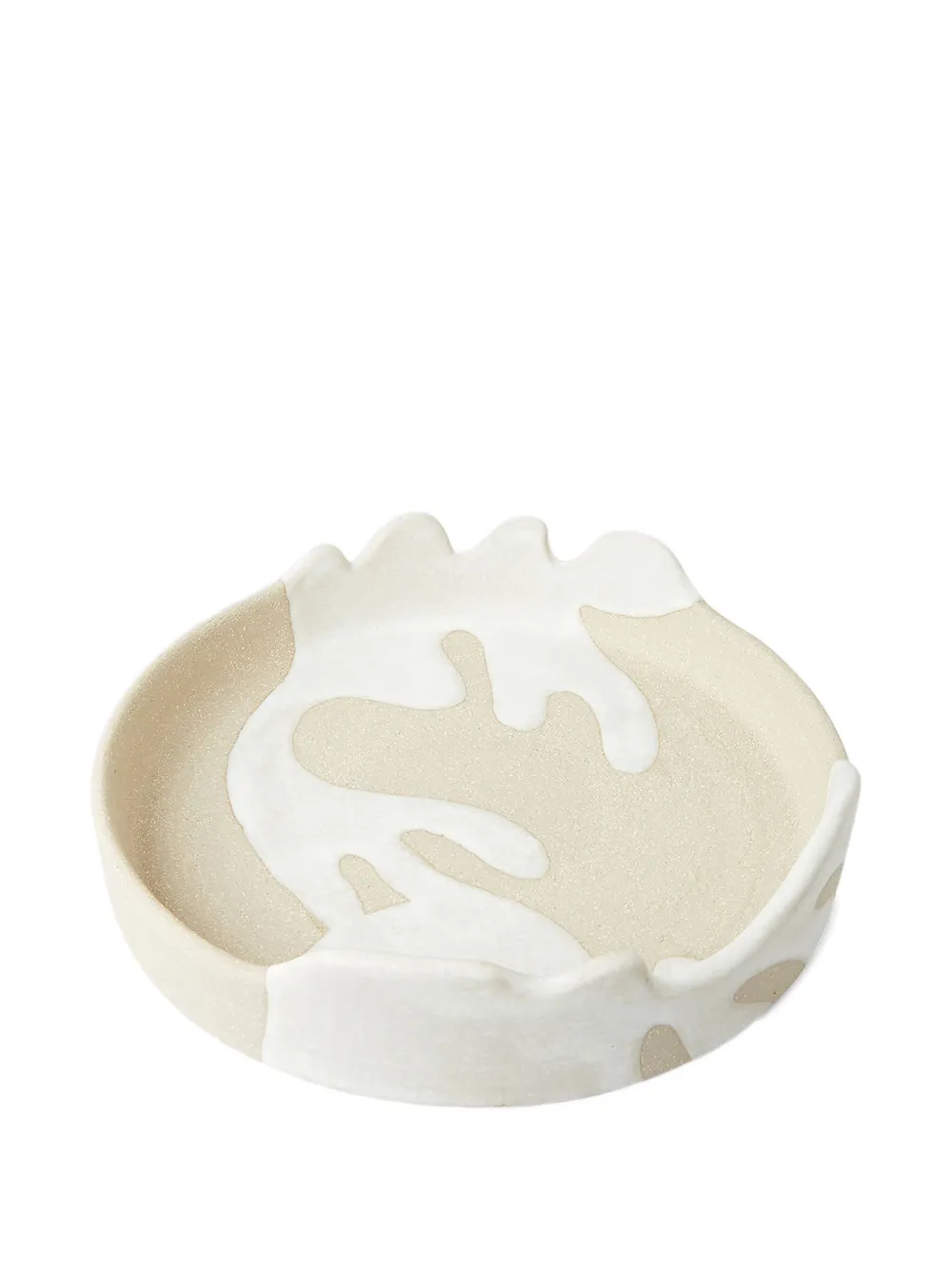 Marloe Marloe glazed clay tray | Neutrals | Image 1