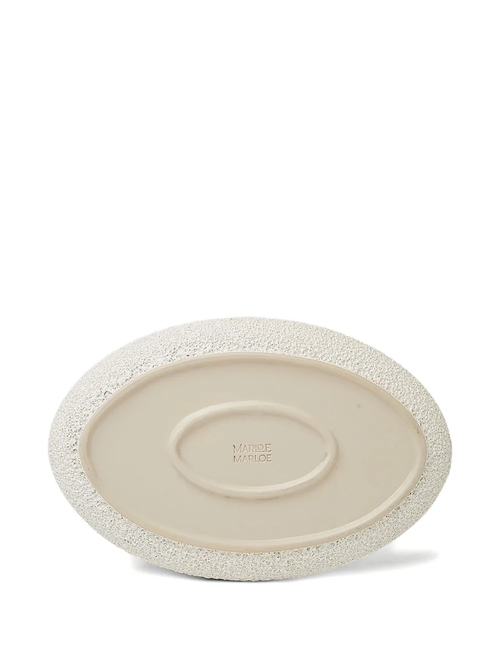 Marloe Marloe Lava & Bone Plate (set Of Two) In Neutral