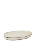 Marloe Marloe Lava & Bone plate (set of two) - Neutrals