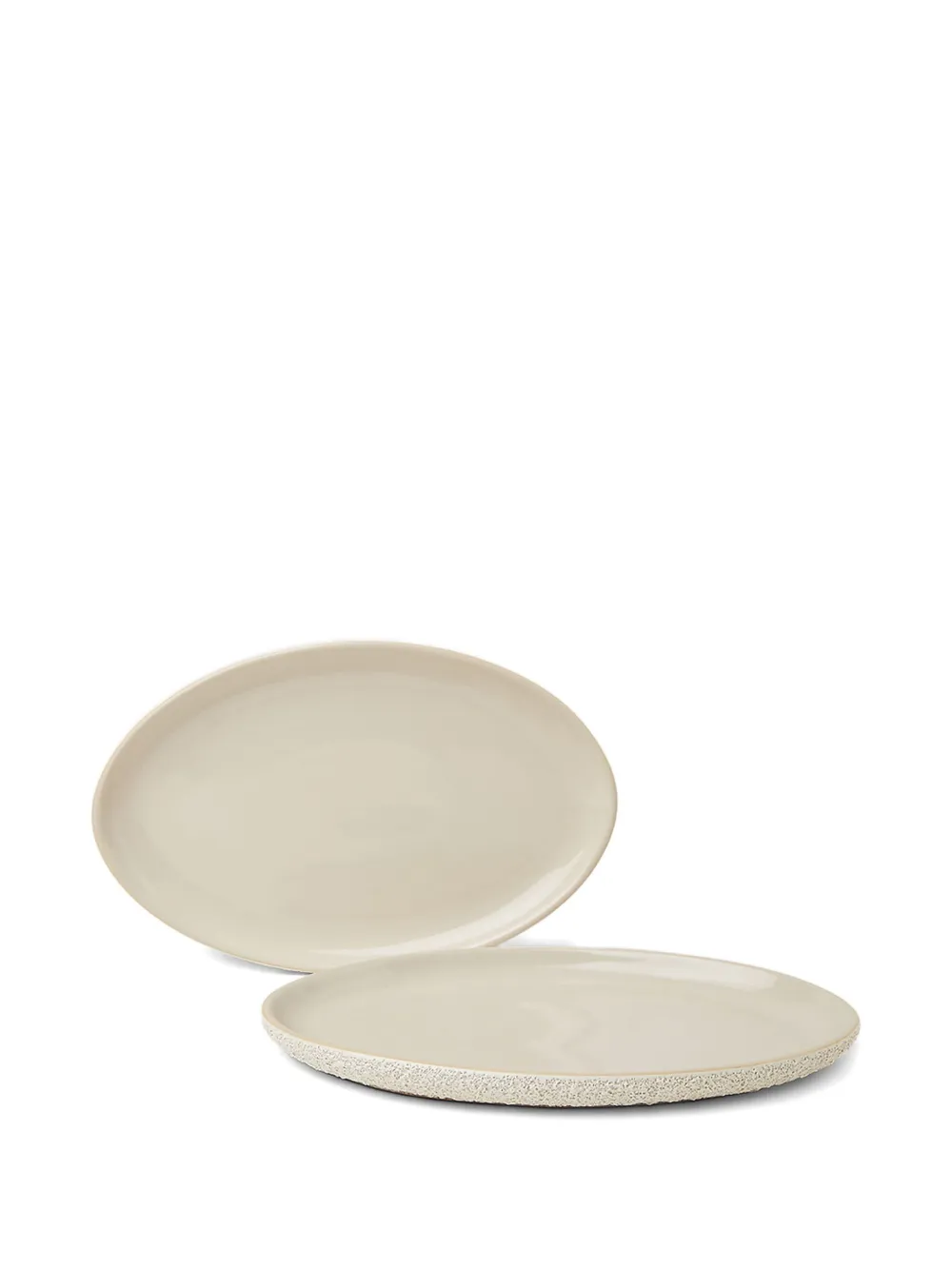 Marloe Marloe Lava & Bone Plate (set Of Two) In Neutral