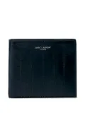 Saint Laurent logo-motif bi-fold wallet - Black