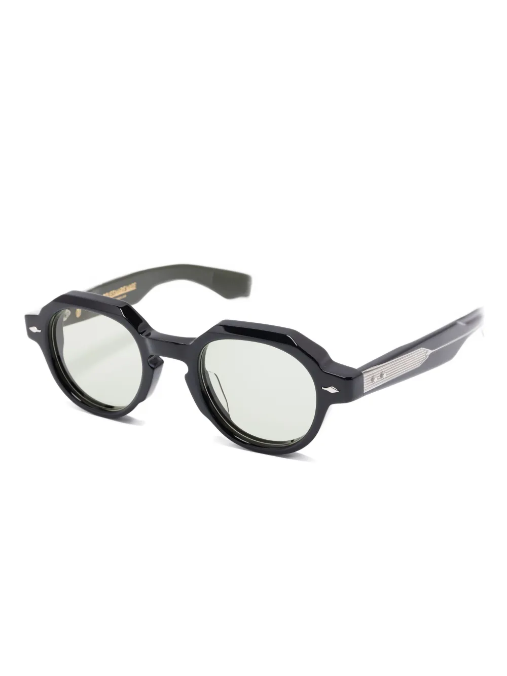 Jacques Marie Mage geometric-frame sunglasses - Zwart