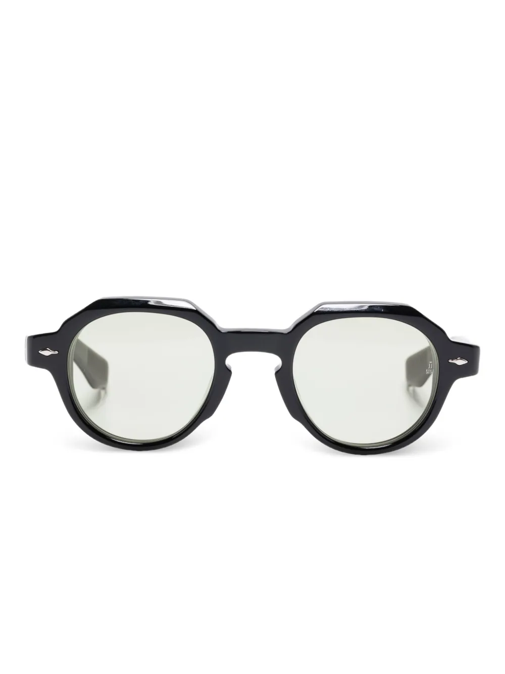 Jacques Marie Mage geometric-frame sunglasses Zwart