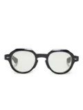 Jacques Marie Mage geometric-frame sunglasses - Black