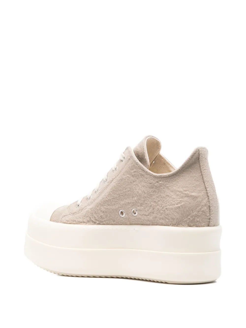 Rick Owens DRKSHDW platform lace-up sneakers Neutrals